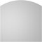 Ekena Millwork Arch Top Surface Mount PVC Gable Vent: Functional, w/ 2"W x 1-1/2"P Brickmould Frame, 42"W x 42"H GVPAR42X4202SF - alternate 2